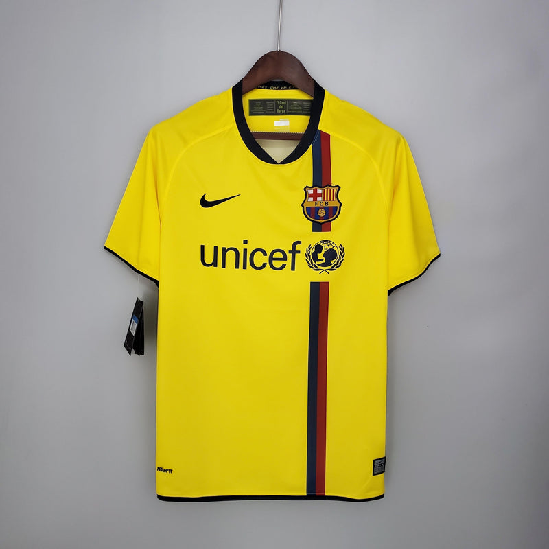 Camiseta retro de visitante del Barcelona 2008/2009