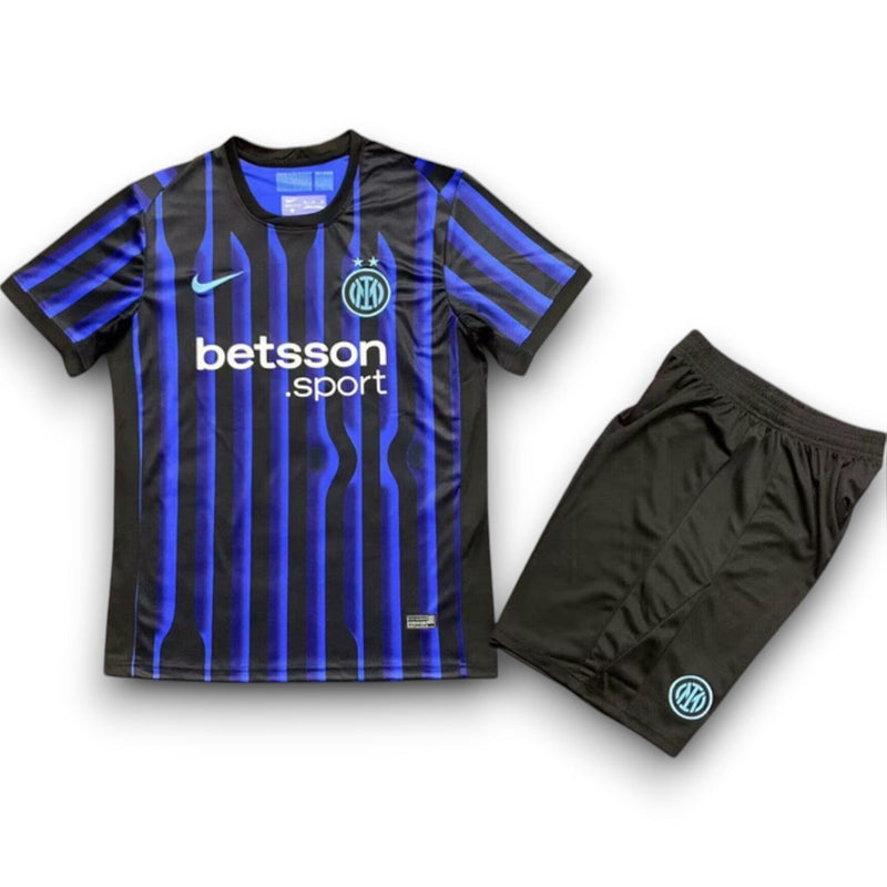 Equipación de casa Inter de Milán para niños 2025/26