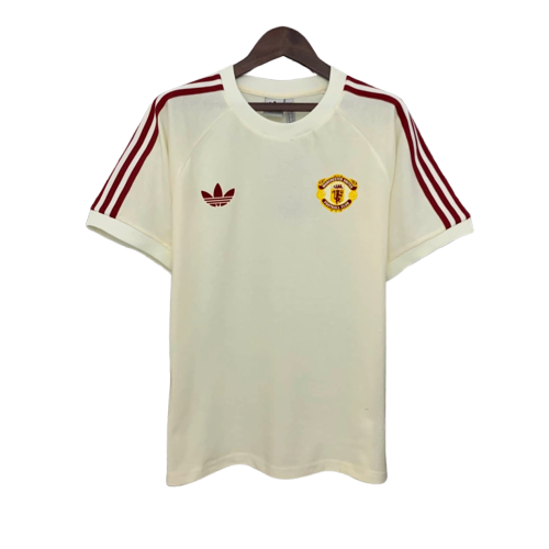Camiseta informal Manchester United 25/26 - Blanca - Versión de aficionado