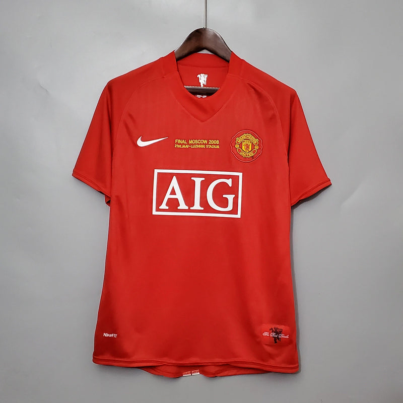 Camiseta retro del Manchester United local 2007/08
