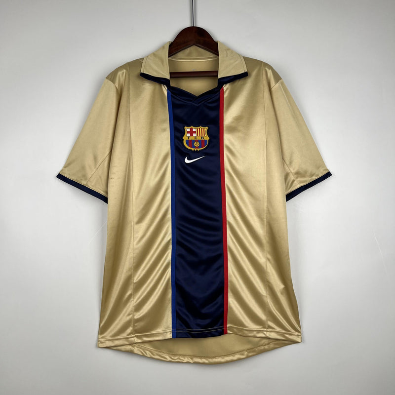 Camiseta Retro de Visitante del Barcelona 2002