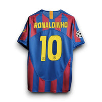 RONALDINHO #10 Camiseta Retro FC Barcelona Local 2006/2007