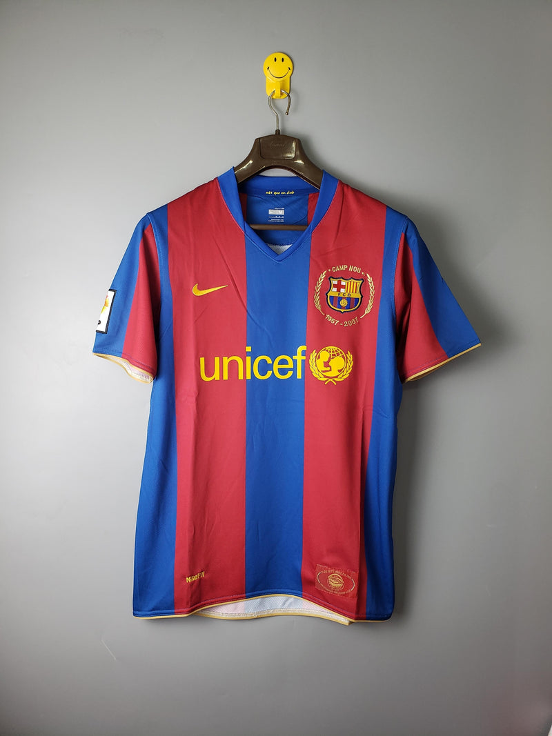 Camiseta Retro Local del Barcelona 2007/2008