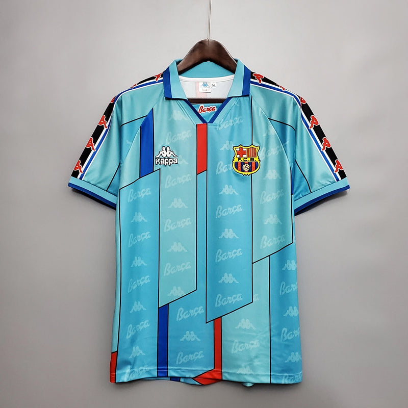 Camiseta Retro de Visitante del Barcelona 1996/1997