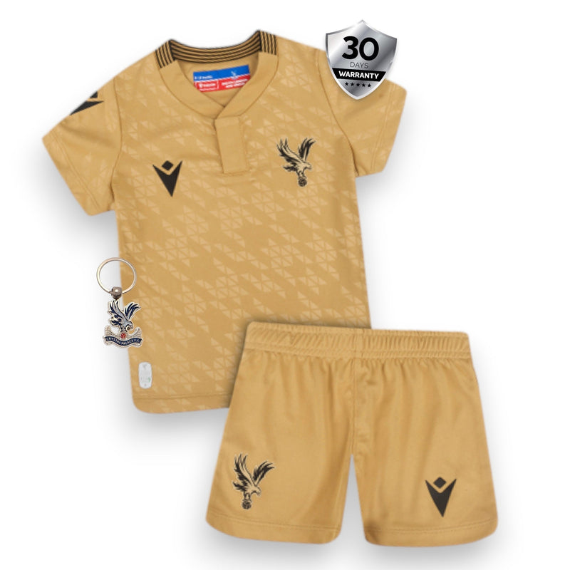 Equipación de visitante del Crystal Palace para niños, modelo Eagle Gold 2025/26
