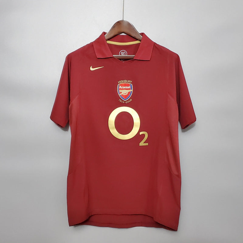 Camiseta Retro del Arsenal local 2005/2006