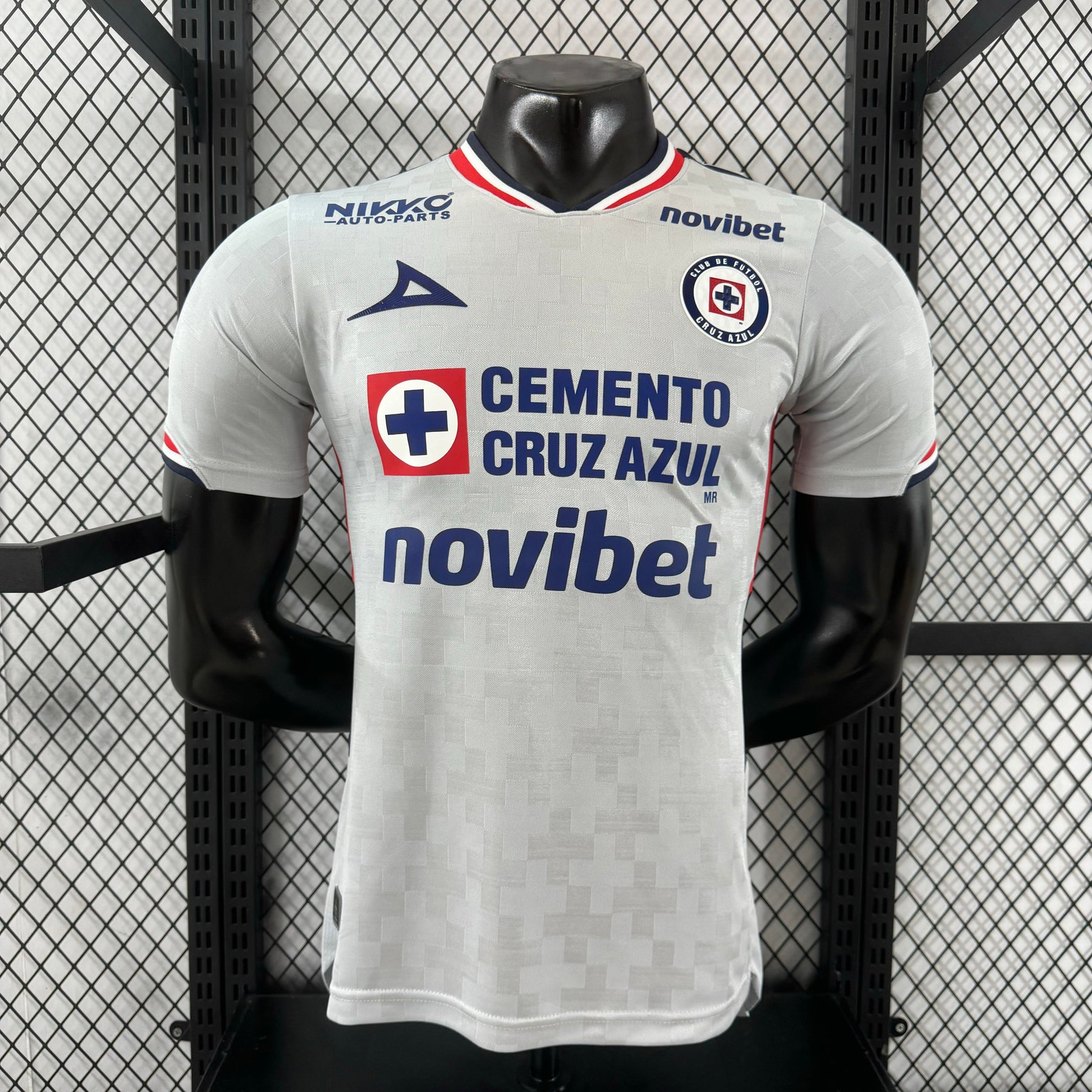Cruz Azul 2025/26 Visitante Auténtico Jugador PATROCINADOR COMPLETO