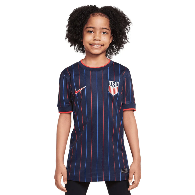 Camiseta de visitante para niños USA 2025