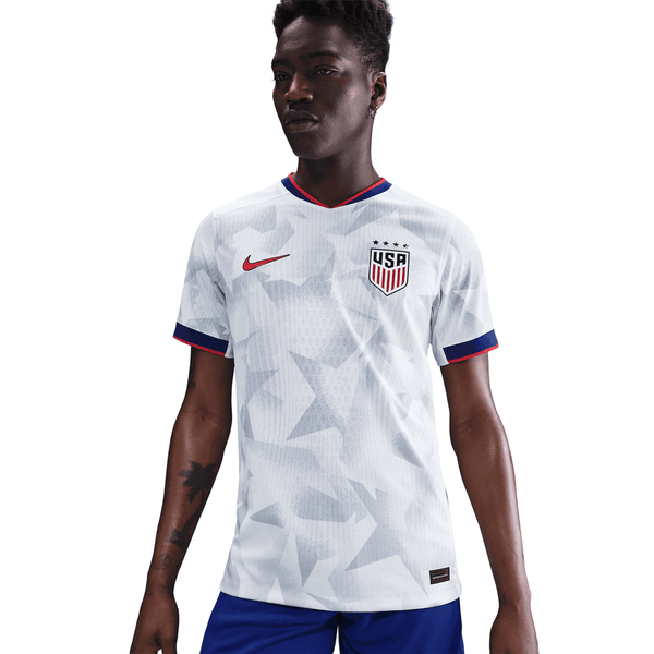 EE. UU. USWNT 2025 Camiseta de local brillante - Versión jugador [Corte ajustado]