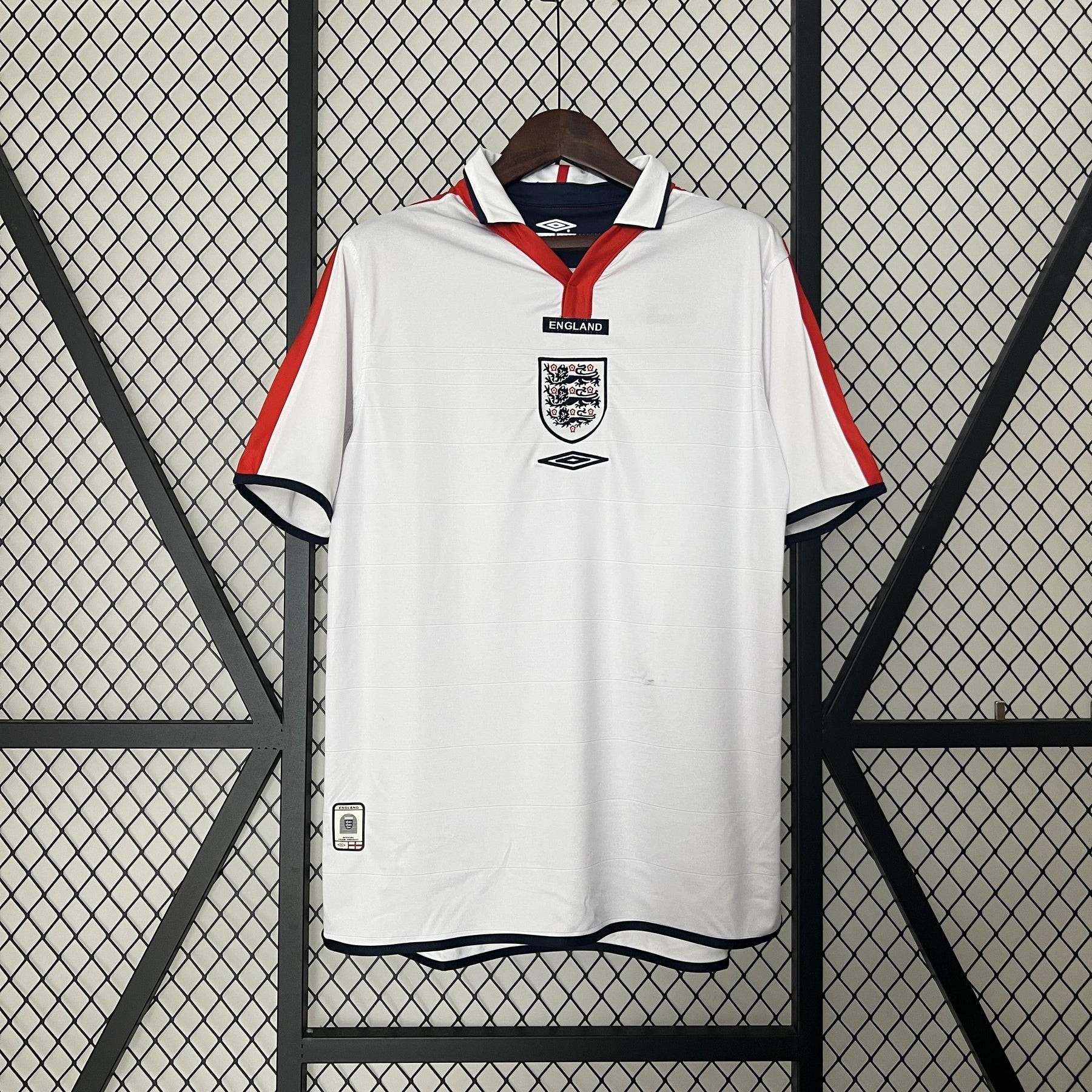 Camiseta retro de la selección inglesa 2004