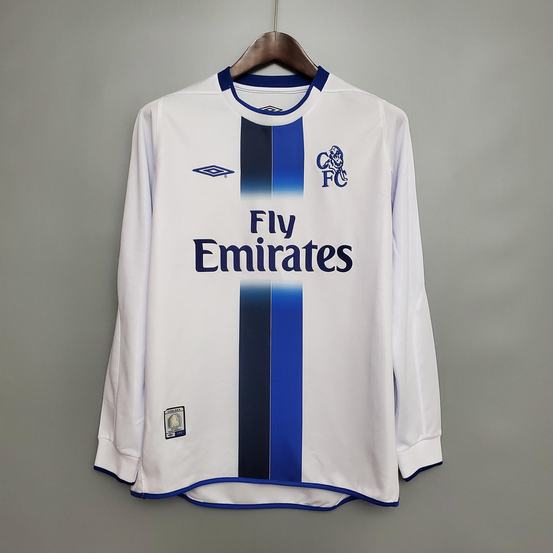 Camiseta retro Chelsea visitante 2003/05 - Manga larga