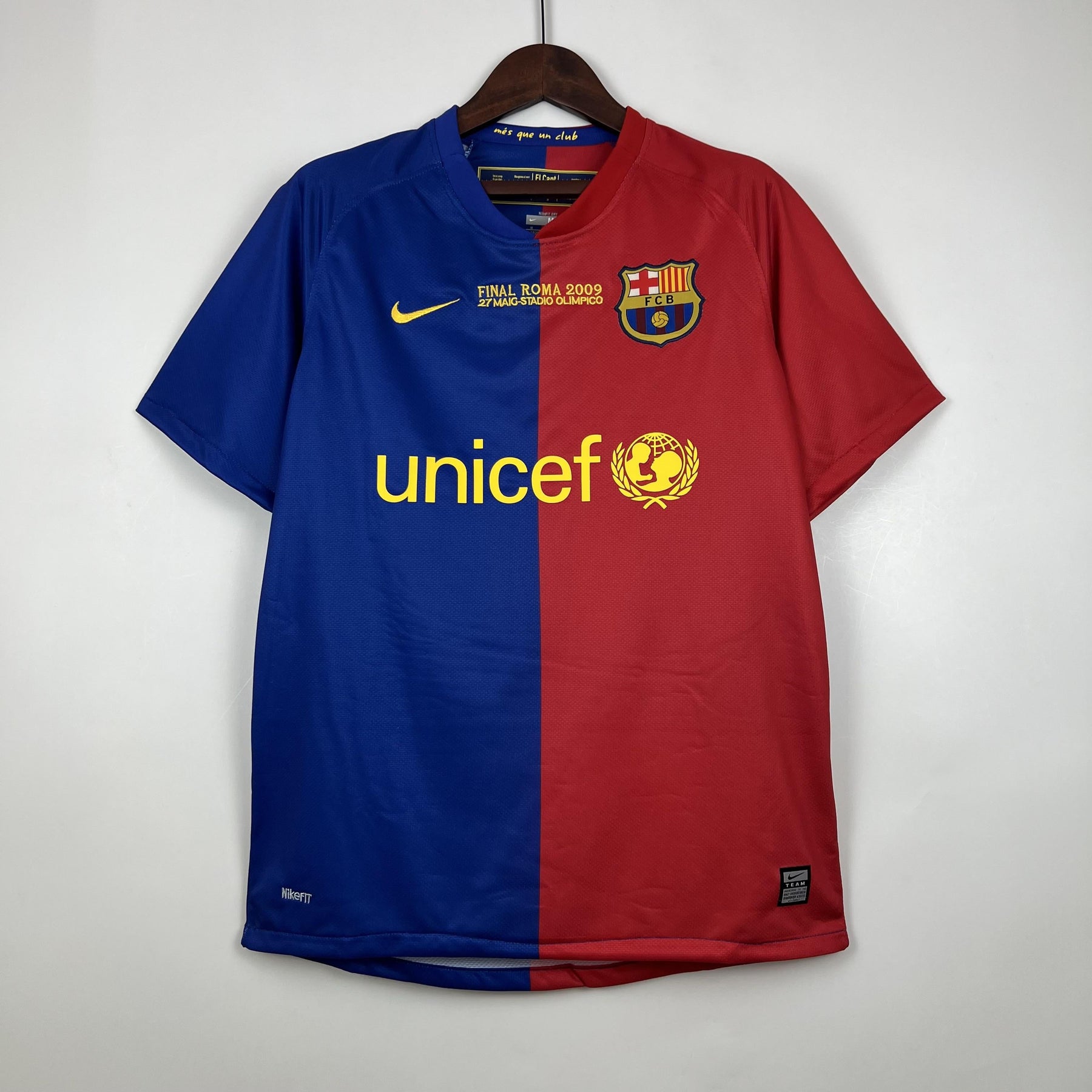 Camiseta retro de local del Barcelona de la UEFA Champions League 2008/2009