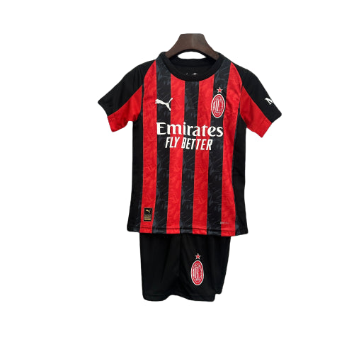 AC Milan 25/26 I Equipación de local - Kit infantil