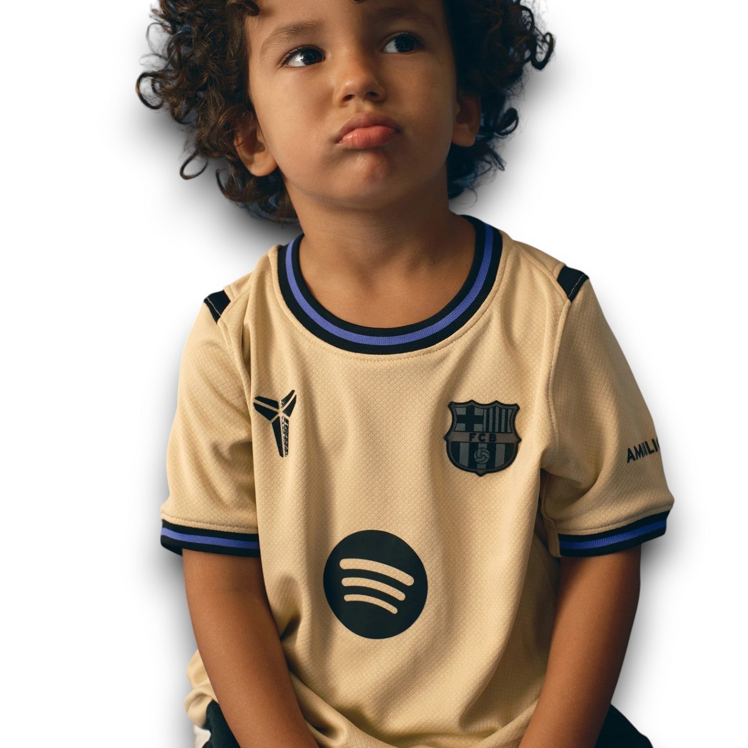 Kit de Visitante para Niños Barcelona x Kobe Bryant 2025/26