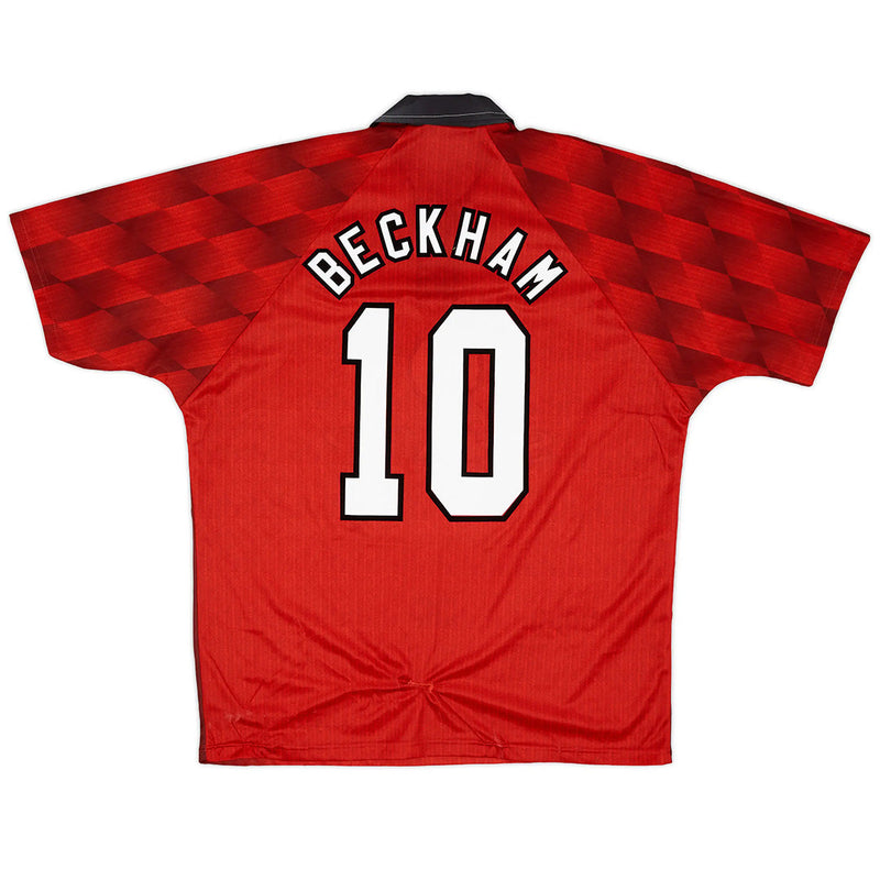 BECKHAM #10 Camiseta Retro Manchester United Local 1996/97