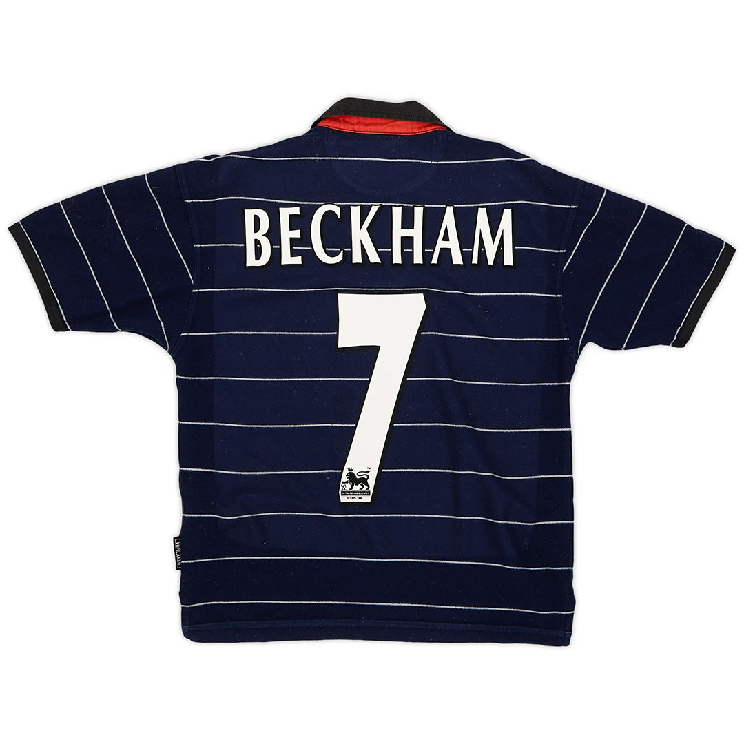 BECKHAM #7 Camiseta retro Manchester United Visitante 1999/00