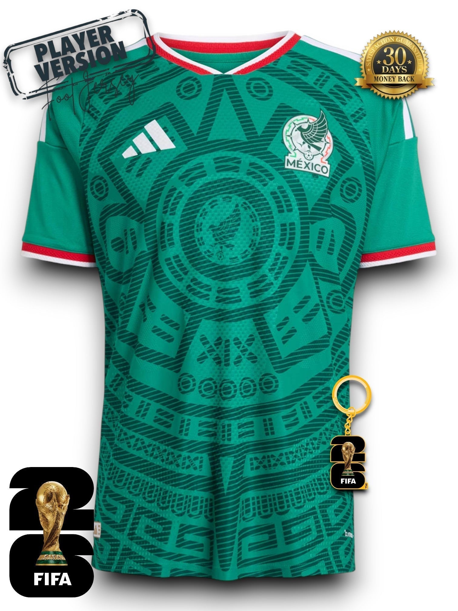 Camiseta de México Mundial 2026 - Versión Jugador
