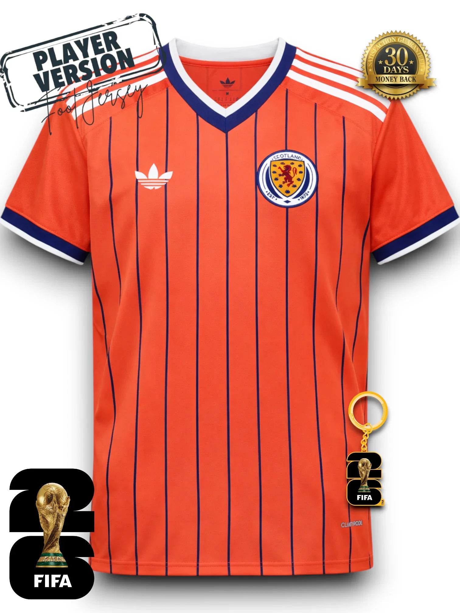 Camiseta de visitante de la Copa del Mundo Escocia 2026 - Versión jugador