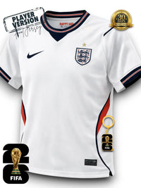 Camiseta de Inglaterra Mundial 2026 - Versión Jugador