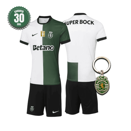 Cuarto uniforme Kids Sporting Stromp 2025/26
