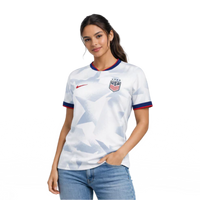 Estados Unidos USWNT 2025 Brillante Camiseta de Fútbol de Local para Mujer - Versión Aficionado