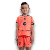 Equipación de niño del Barcelona Tercera 2025/26