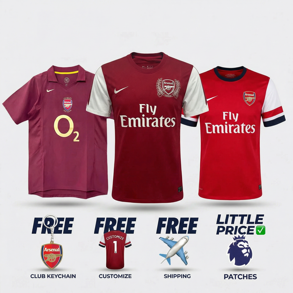 COMBO Arsenal Retro - Local 05/06, Local 11/12, Local 12/13