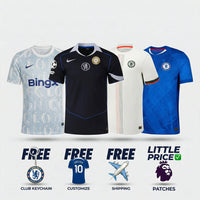 COMBO Chelsea 25/26 - Entrenamiento, Tercera, Visitante y Local