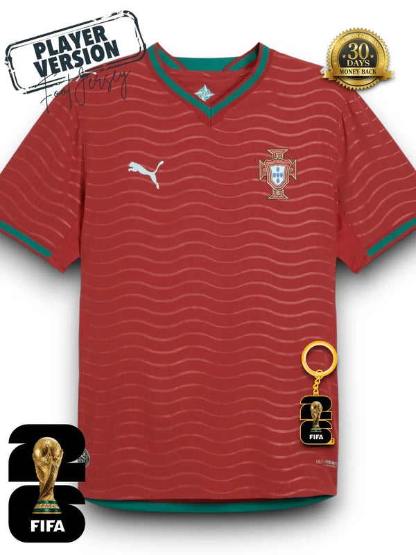 Camiseta de Portugal Copa Mundial 2026 - Versión Jugador