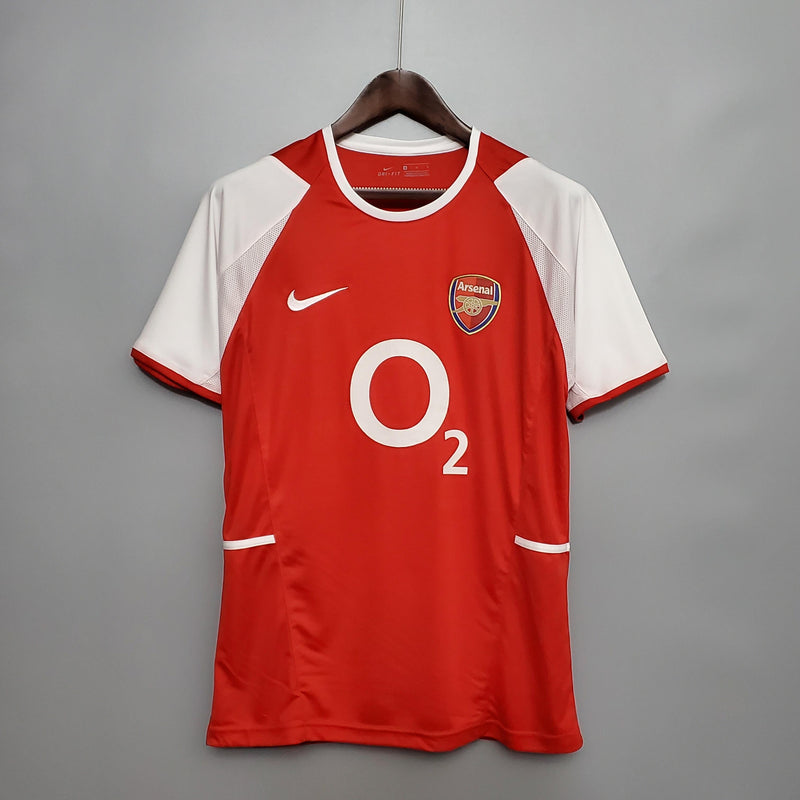 Camiseta Retro Arsenal local 2002/04