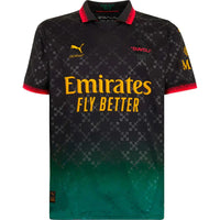 Maglia AC Milan 25/26 Edizione Commemorativa - Nera - Versione Fan