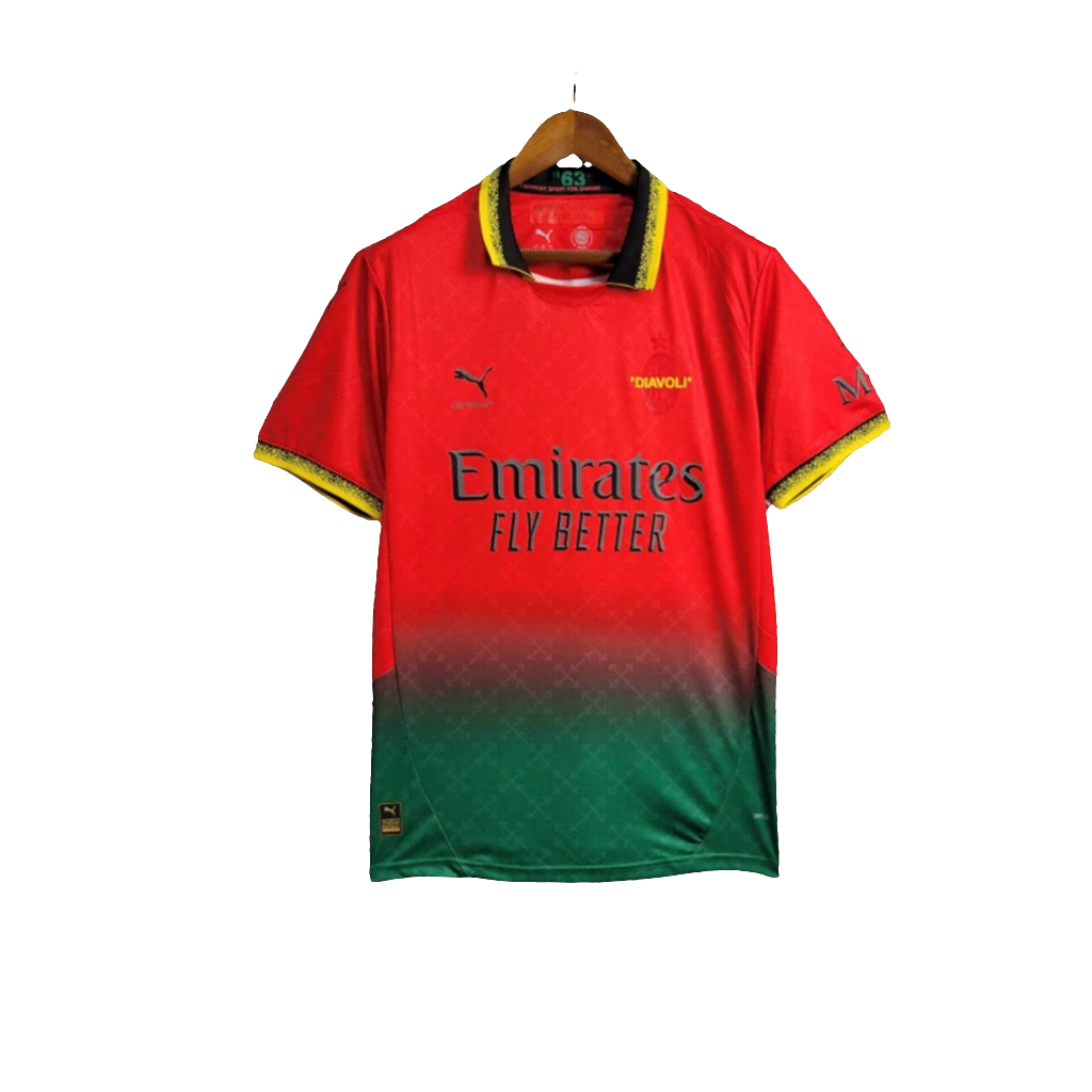 Maglia AC Milan Edizione Commemorativa 25/26 - Rossa - Versione Fan