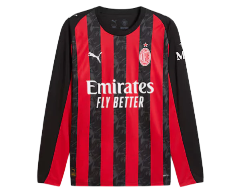 AC Milan 25/26 I Maglia Home - Manica Lunga
