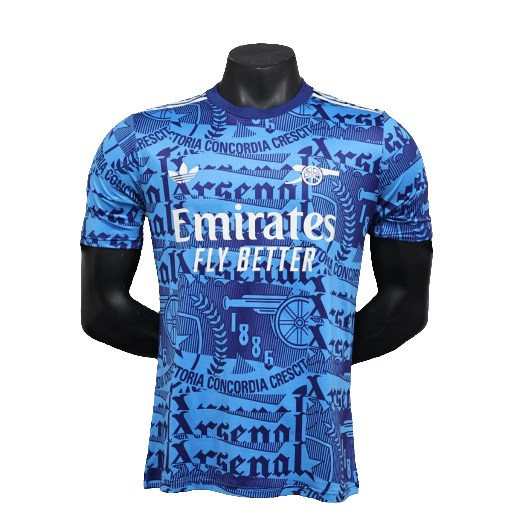 Maglia Pre-Partita Arsenal 25/26 - Blu - Versione Giocatore