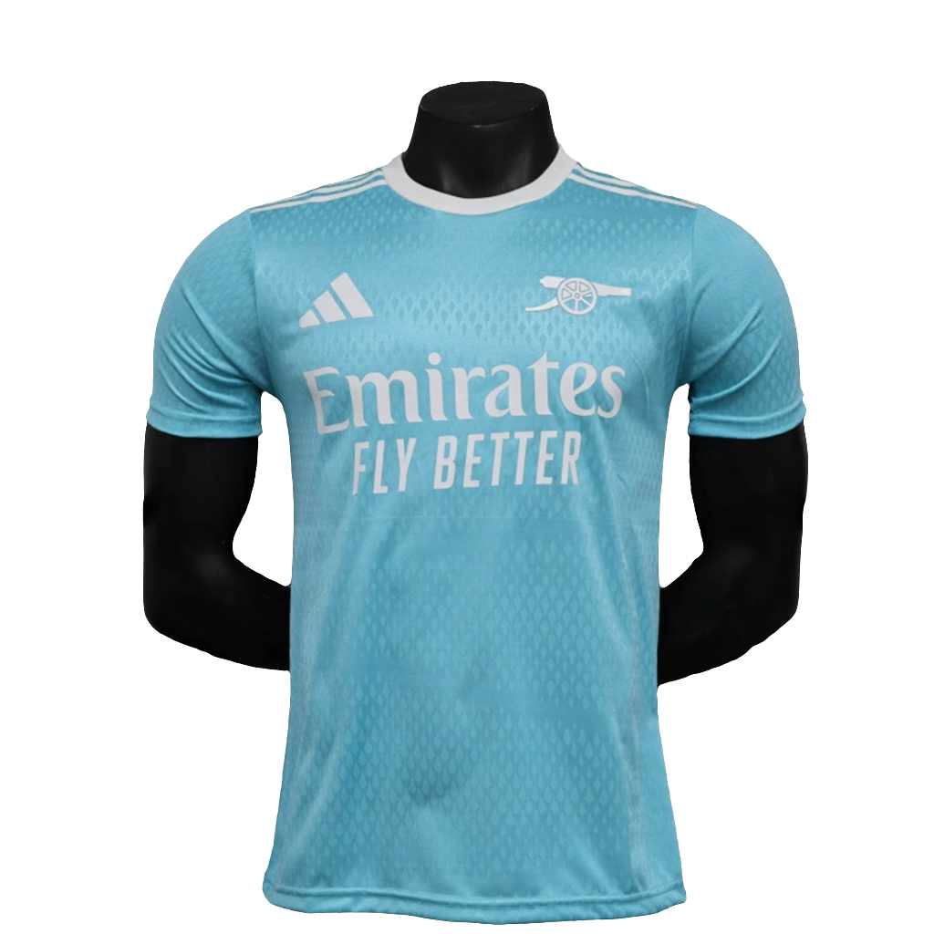 Maglia Pre-Partita Arsenal 25/26 - Azzurro Cielo - Versione Giocatore
