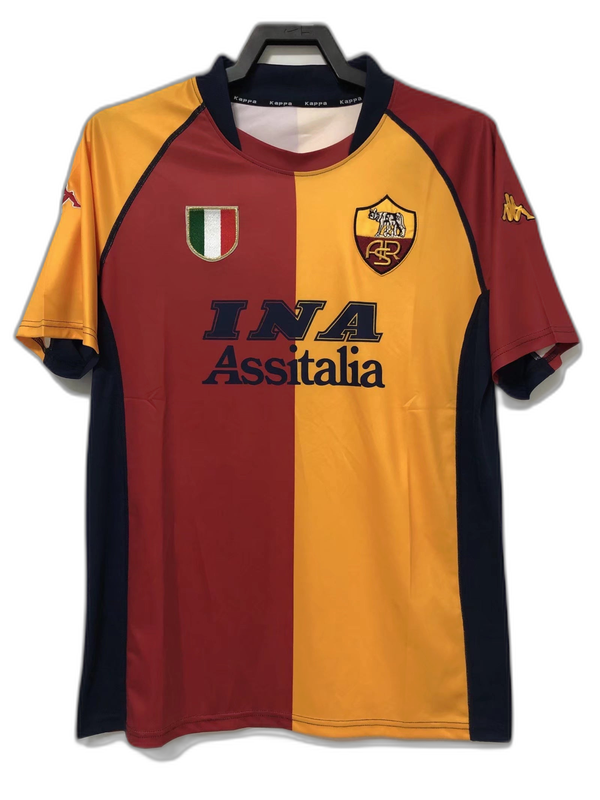 AS Roma 00/01 I Maglia Home - Versione Retrò