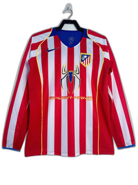 Atlético Madrid 04/05 I Home Jersey - Long Sleeve Retro Version