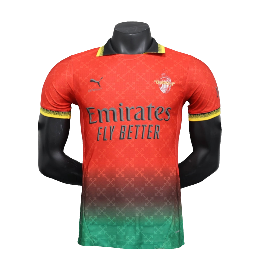 Camiseta Edición Conmemorativa AC Milan 25/26 - Roja - Versión Jugador