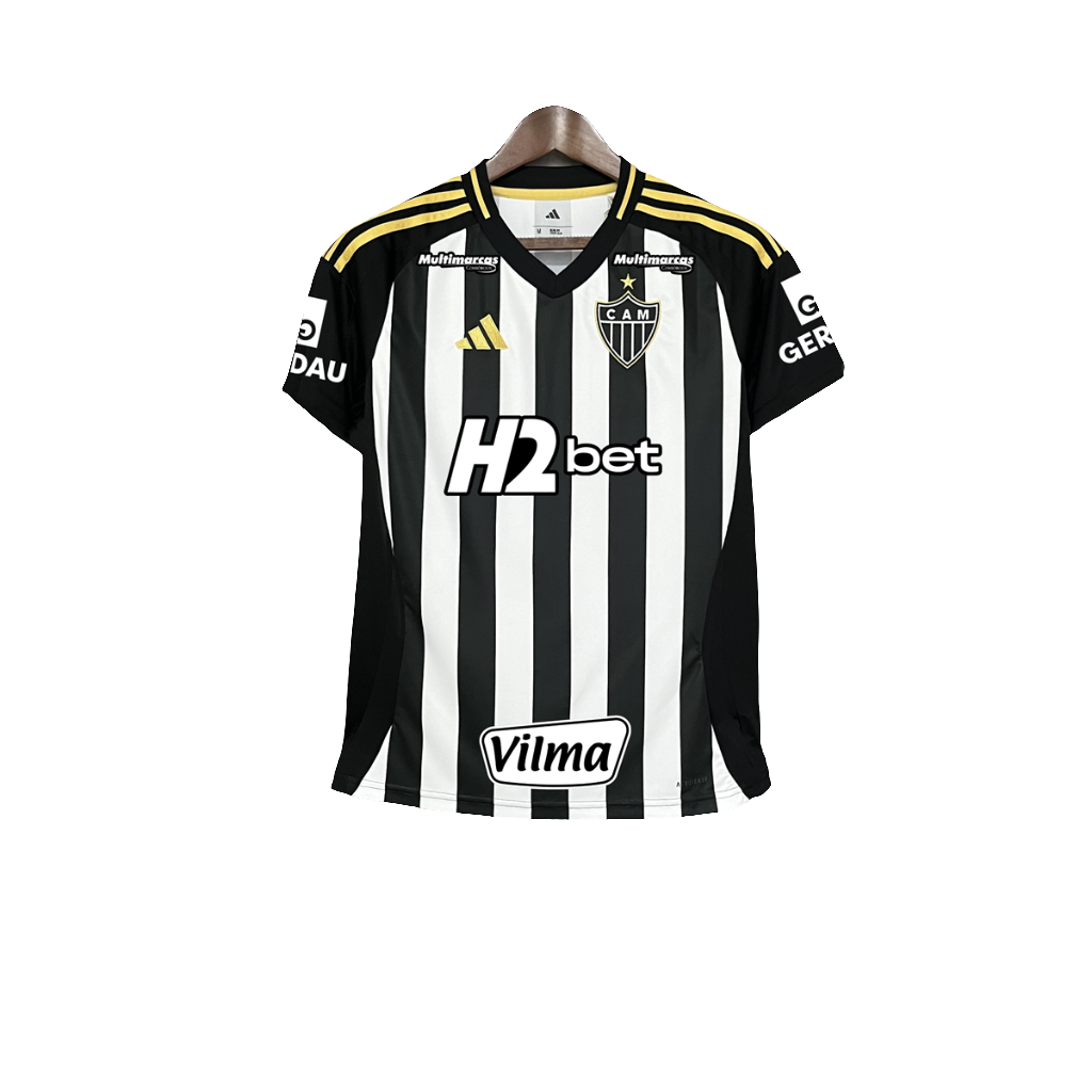 Atlético Mineiro 25/26 I Camiseta de Local - Todos los Patrocinadores - Mujer
