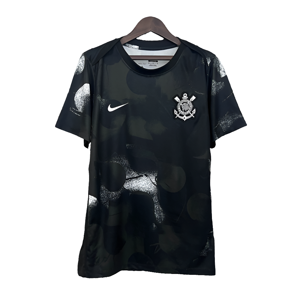 Camiseta de entrenamiento del Corinthians 25/26 - Negro - Versión para aficionado