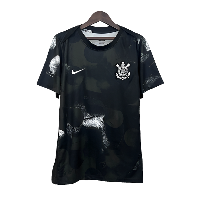 Camiseta de entrenamiento del Corinthians 25/26 - Negro - Versión para aficionado