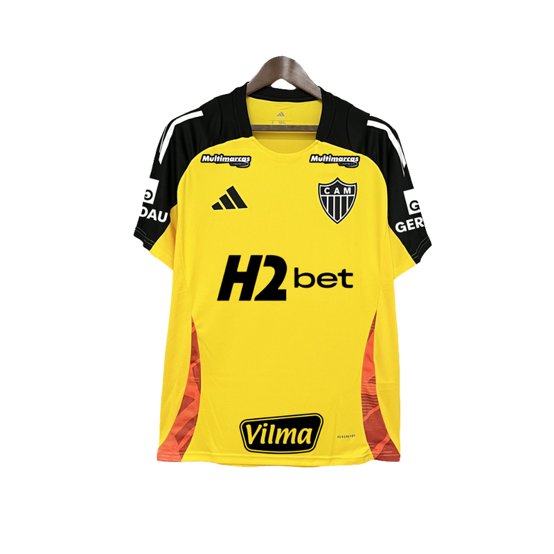 Atlético Mineiro 25/26 Yellow Training Jersey - All Sponsors - Fan Version