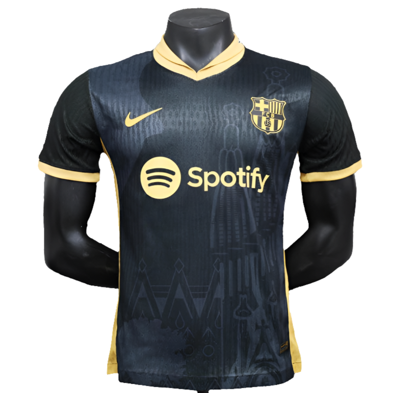 Barcelona 25/26 Camiseta Especial - Negra - Versión Jugador