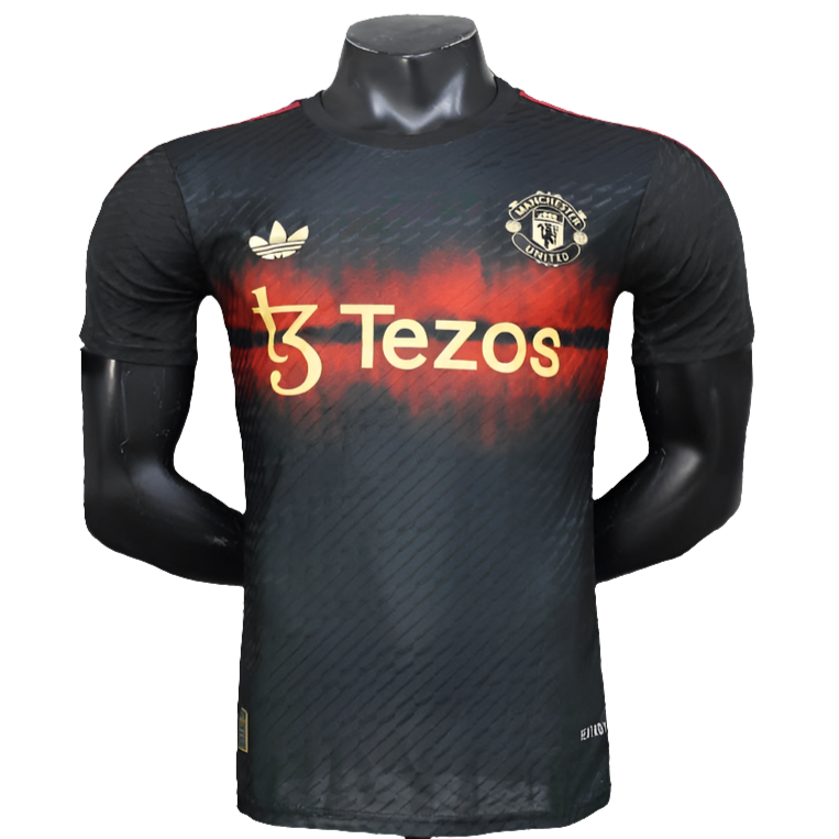 Manchester United Camiseta de Entrenamiento 25/26 - Negro - Versión Jugador