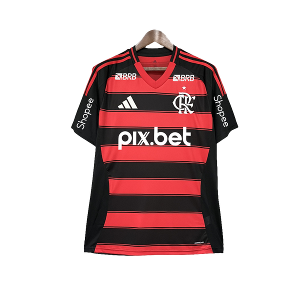 Flamengo 25/26 I Camiseta Local - Todos los patrocinadores - Versión aficionado