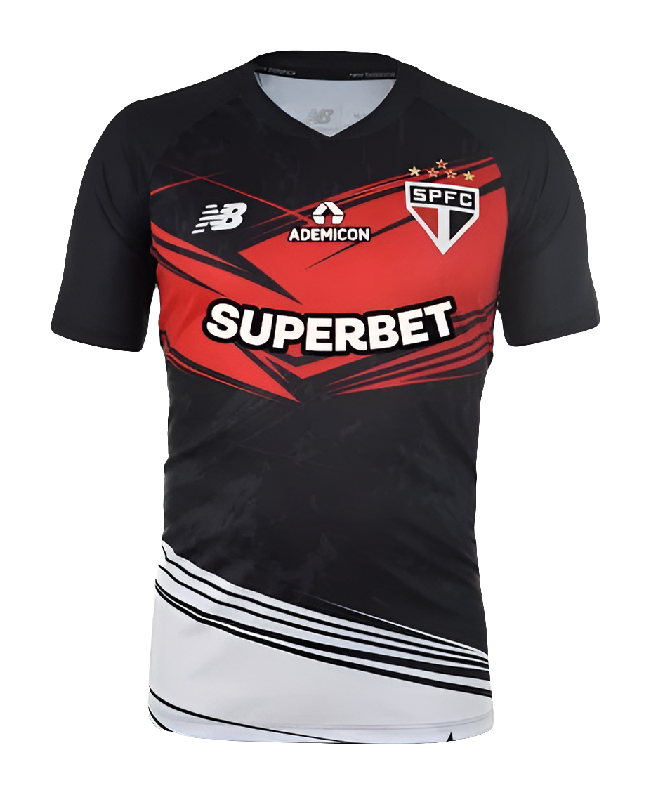 Camiseta de Portero São Paulo 25/26 - Negra - Versión Aficionado