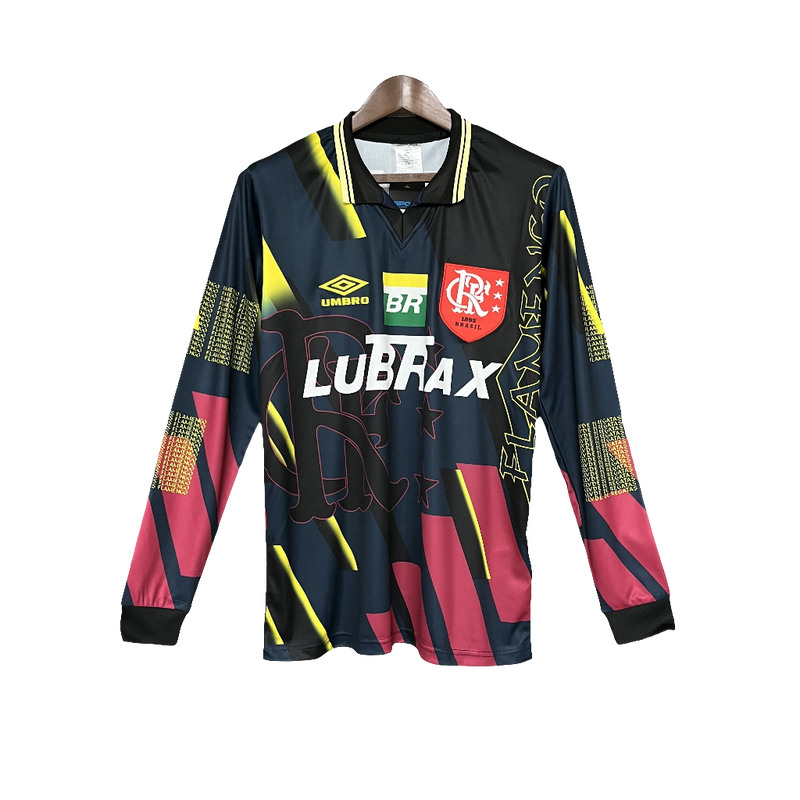 Camiseta de portero del Flamengo 1997 - Versión retro de manga larga