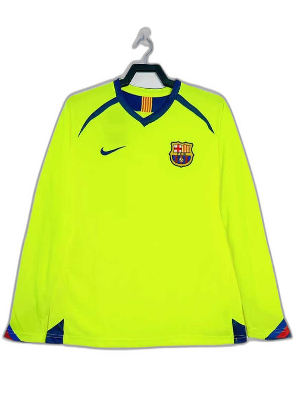 Barcellona 05/06 Seconda Maglia Trasferta - Versione Retro a Manica Lunga