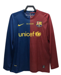 Barcelona 08/09 I Home Jersey - Long Sleeve Retro Version