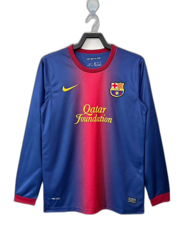 Barcelona 12/13 I Camiseta Local - Versión Retro Manga Larga
